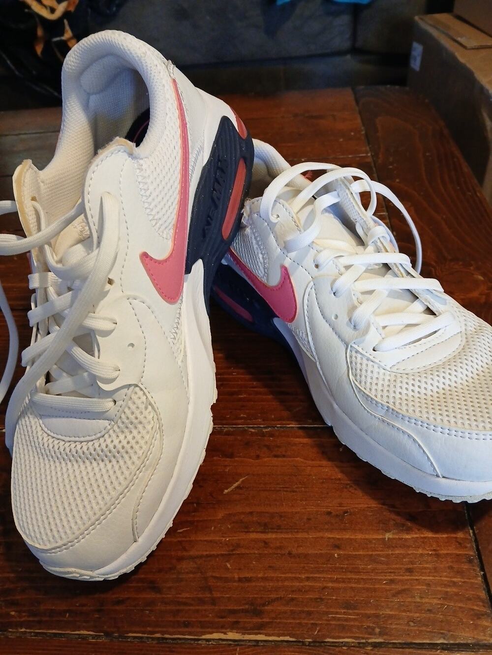 Nike Air Max Excee Pink Navy W Size 8.5 EUC